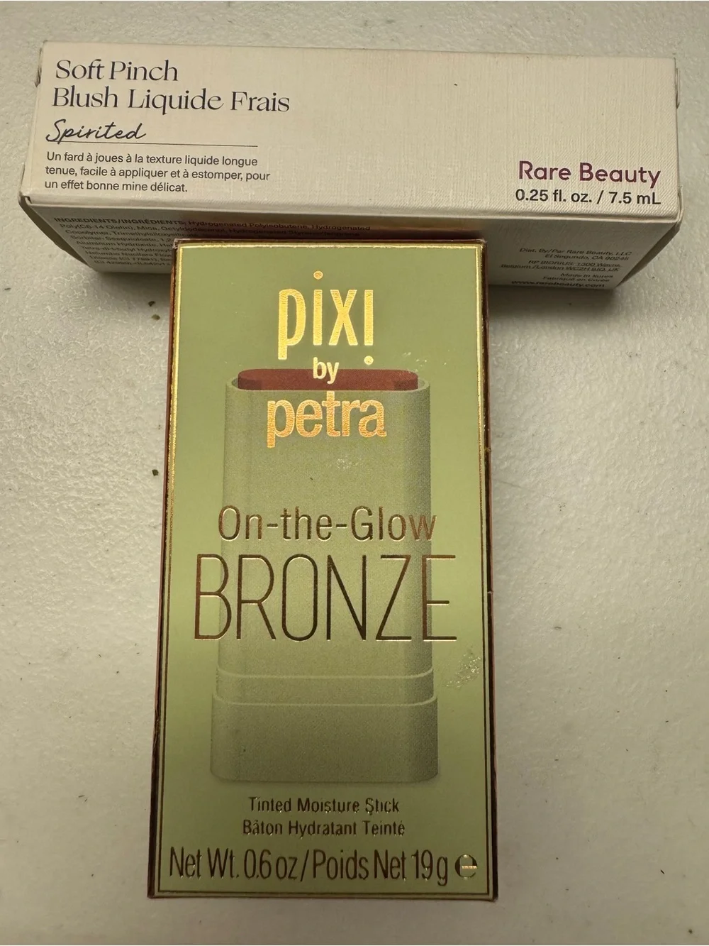 NIB Rare Beauty Pixi Bronzed & Blushed Liquid Blush Bronzer Beauty Bundle